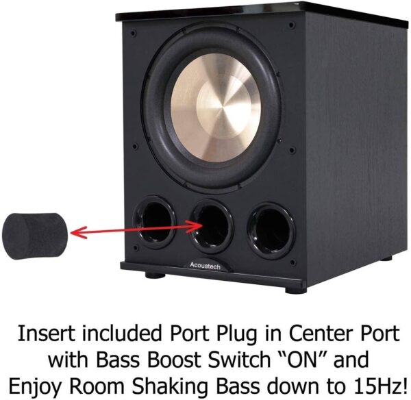 BIC America Acoustech PL-300 ? 1400W 12? Powered Subwoofer