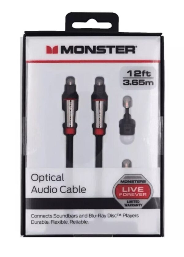 Monster BLSS 2M Cable Standard Lightspeed- Optical/Toslink Cable (2 Meter)