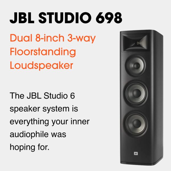 JBL Studio 698 - 3 Way 8 Inches Floor Standing Speaker