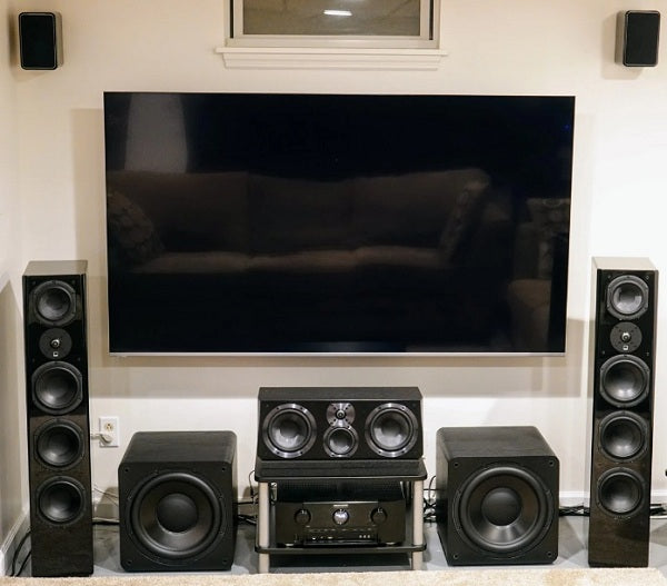 Multiple subwoofers fit in a room